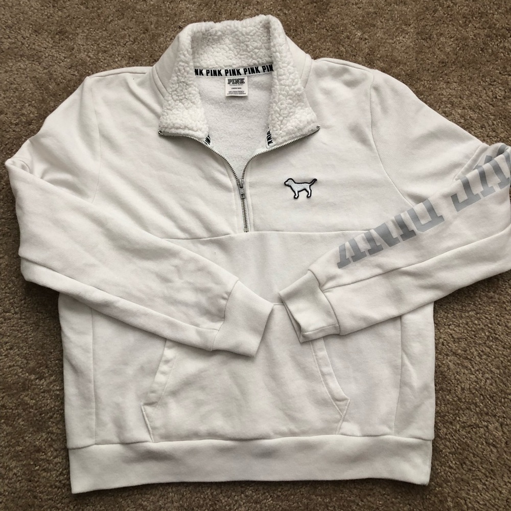 Victoria’s Secret PINK white hoodie